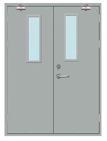 雙開防火門組成部分？